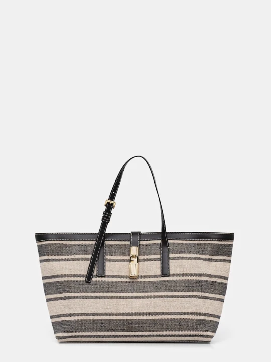 Zdjęcie produktu Furla torebka shopper damska Debby L Tote beżowy