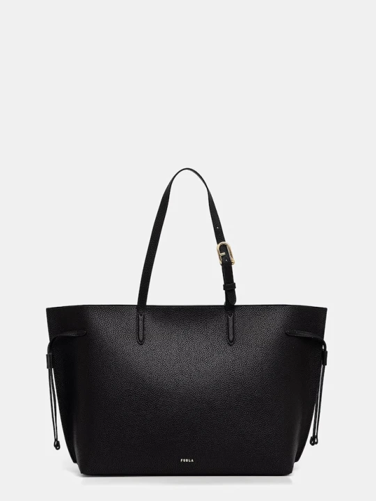Zdjęcie produktu Furla torebka shopper damska skórzana Ava L Tote czarny