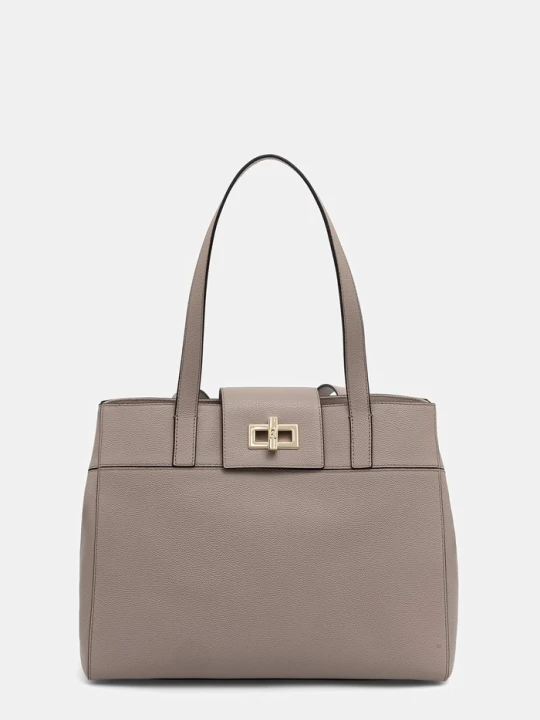Zdjęcie produktu Furla torebka shopper damska skórzana beżowy