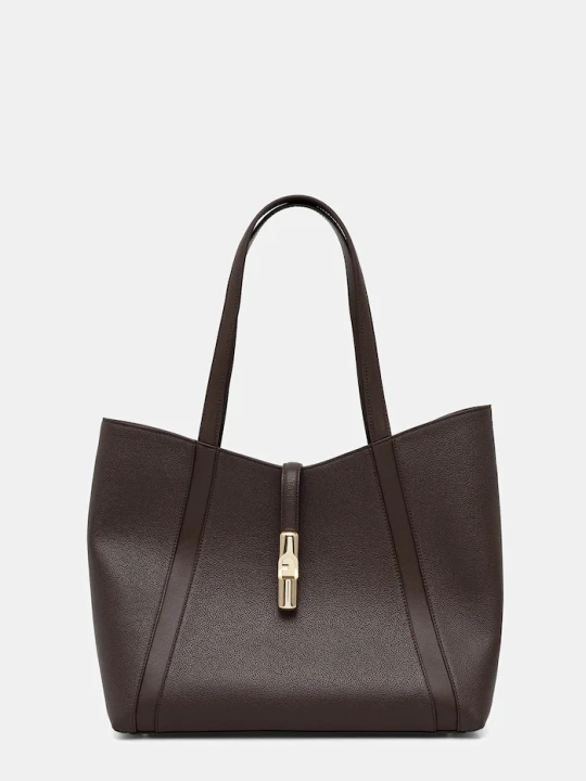 Zdjęcie produktu Furla torebka shopper damska skórzana brązowy