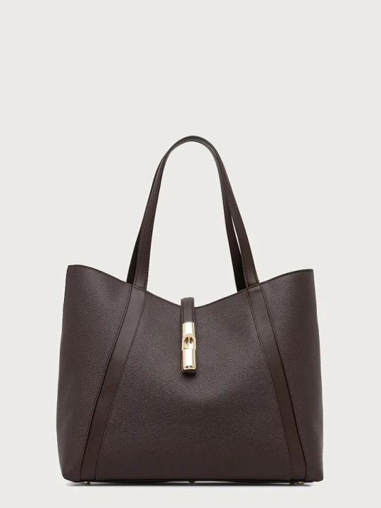 Zdjęcie produktu Furla torebka shopper damska skórzana brązowy