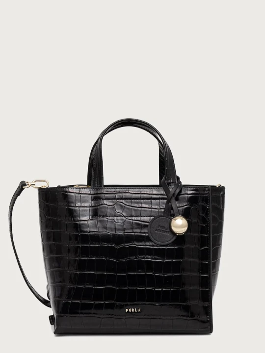 Zdjęcie produktu Furla torebka shopper damska skórzana Divide It S Tote czarny