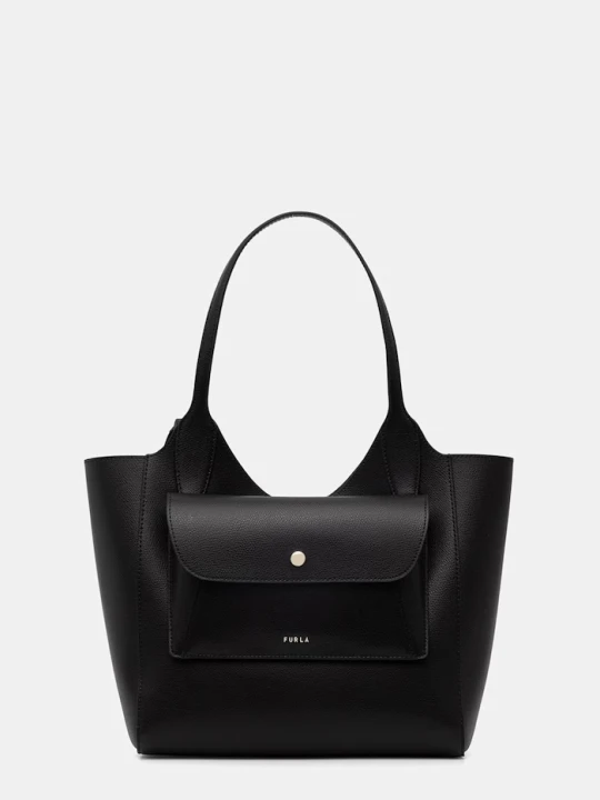 Zdjęcie produktu Furla torebka shopper damska skórzana Lea S Tote czarny