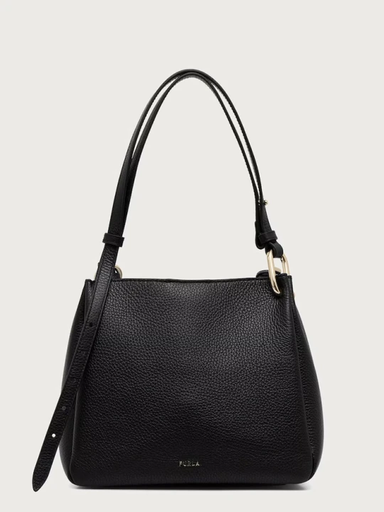 Zdjęcie produktu Furla torebka shopper damska skórzana Nuvola M Tote czarny