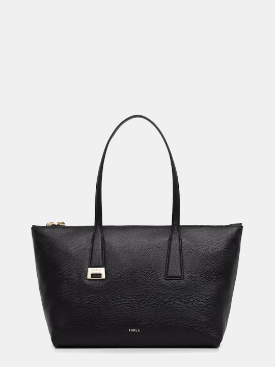 Zdjęcie produktu Furla torebka shopper damska skórzana Olivia M Tote czarny