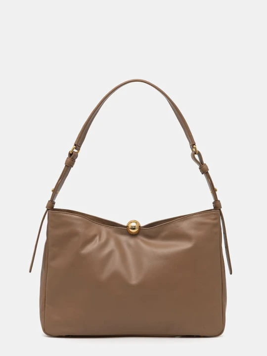 Zdjęcie produktu Furla torebka shopper damska skórzana Sfera Soft L Shoulder Bag brązowy
