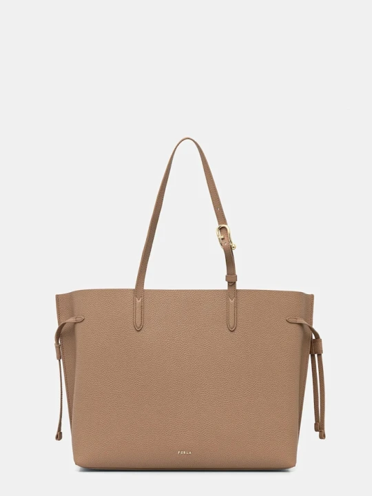 Zdjęcie produktu Furla torebka skórzana beżowy