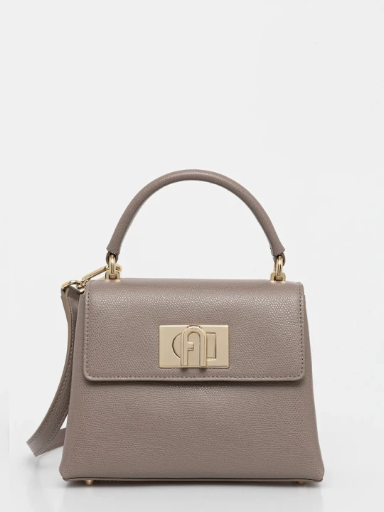Zdjęcie produktu Furla torebka skórzana brązowy
