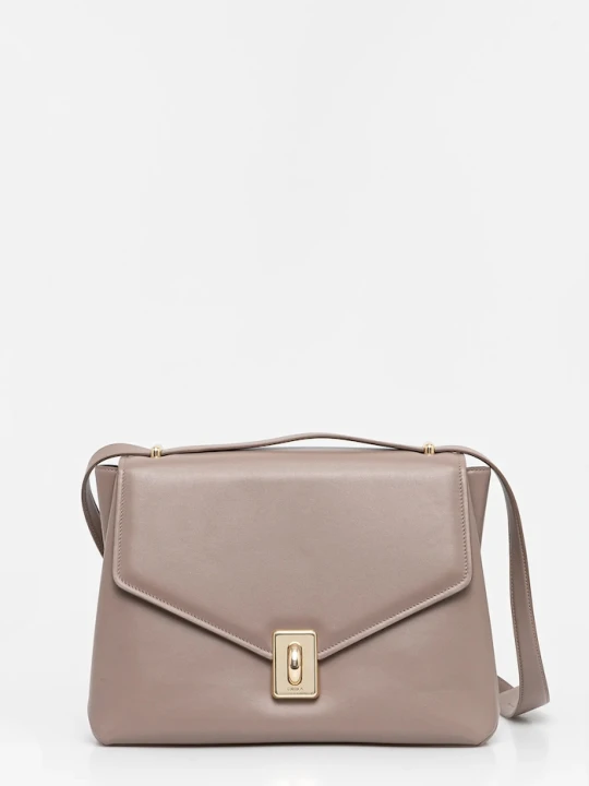 Zdjęcie produktu Furla torebka skórzana brązowy