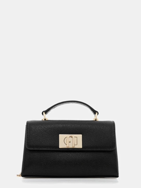 Zdjęcie produktu Furla torebka skórzana czarny