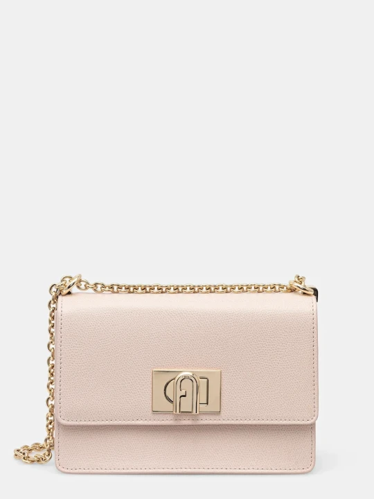 Zdjęcie produktu Furla torebka skórzana różowy