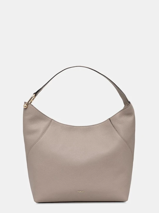 Zdjęcie produktu Furla torebka skórzana Lara L beżowy