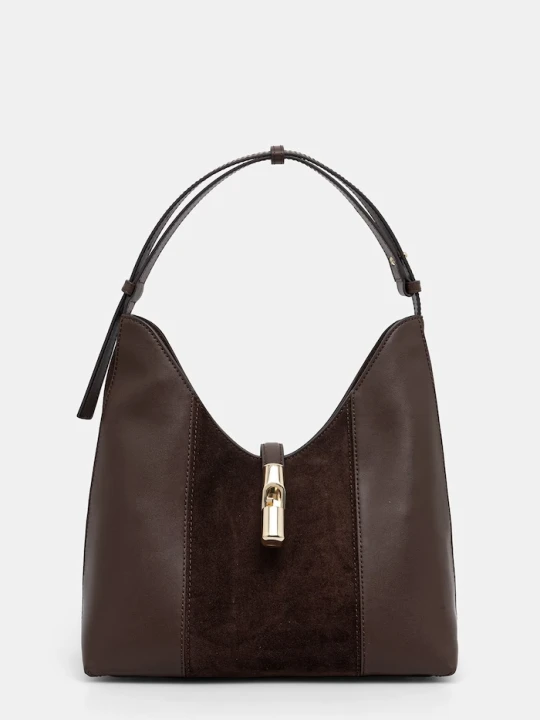 Zdjęcie produktu Furla torebka tote damska skórzana brązowy