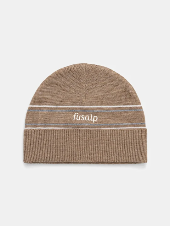Zdjęcie produktu Fusalp czapka z dodatkiem wełny Retro brązowy