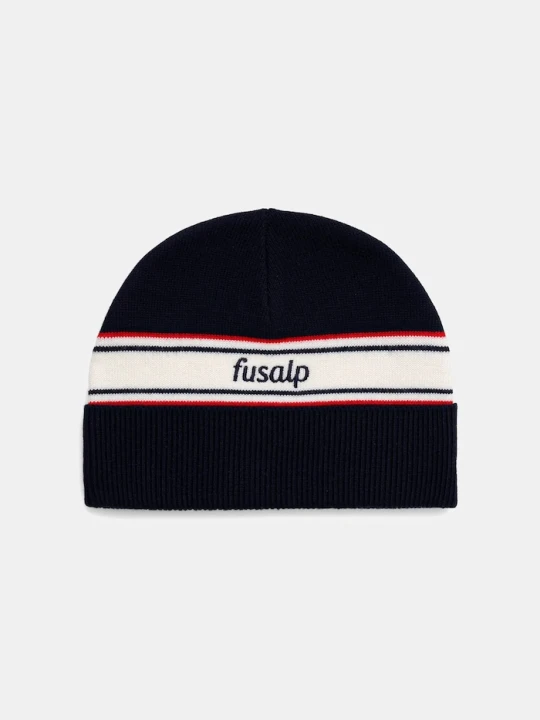Zdjęcie produktu Fusalp czapka z dodatkiem wełny Retro granatowy
