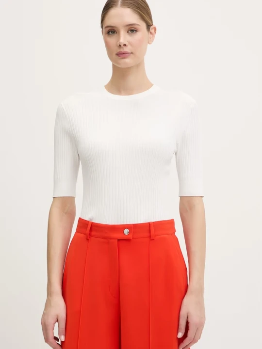Zdjęcie produktu Fusalp t-shirt basic damski z wiskozą JADOU biały