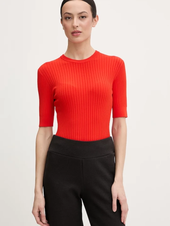 Zdjęcie produktu Fusalp t-shirt basic damski z wiskozą JADOU pomarańczowy