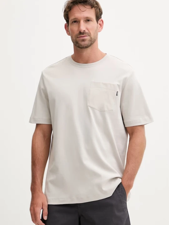 Zdjęcie produktu Fusalp t-shirt męski bawełniany TYLERR beżowy