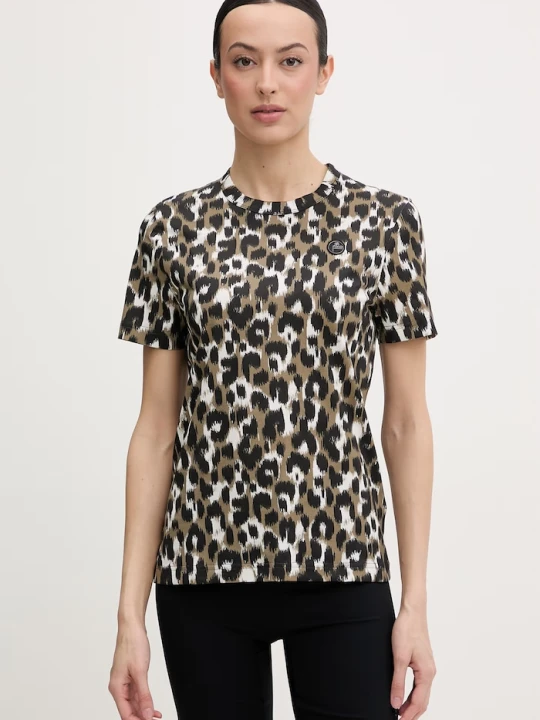 Zdjęcie produktu Fusalp t-shirt treningowy damski bawełniany TALIXE LEO beżowy