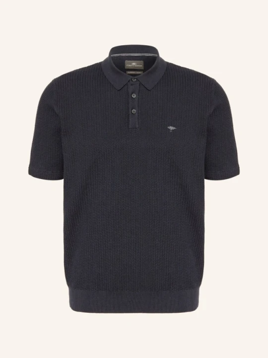 Zdjęcie produktu Fynch-Hatton Dzianinowa Koszulka Polo blau GRANATOWY