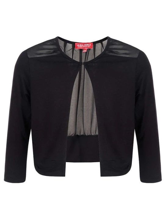 Zdjęcie produktu G.O.L.® FINEST COLLECTION Bolerko w kolorze czarnym rozmiar: 164