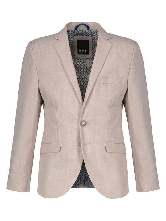 Zdjęcie produktu G.O.L.® FINEST COLLECTION Garnitur - Regular fit - w kolorze beżowym rozmiar: 170