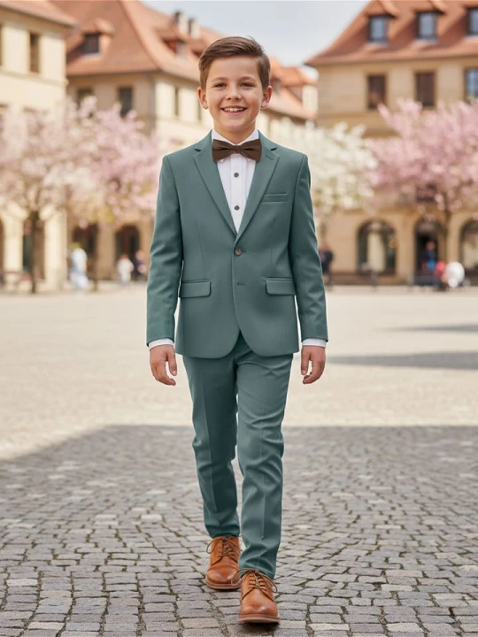 Zdjęcie produktu G.O.L.® FINEST COLLECTION Garnitur - Slim fit - w kolorze zielonym rozmiar: 182