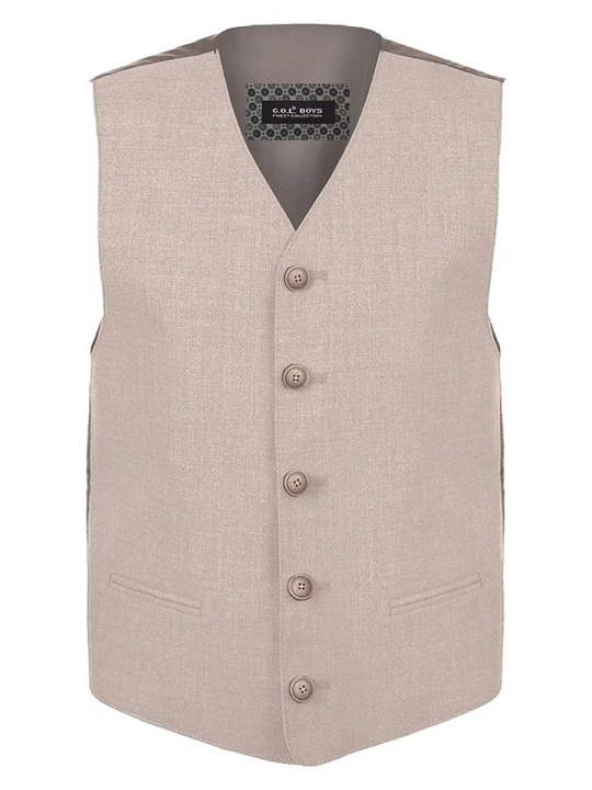 Zdjęcie produktu G.O.L.® FINEST COLLECTION Kamizelka - Regular fit - w kolorze beżowym rozmiar: 170