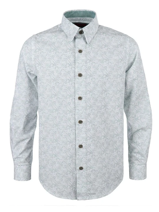 Zdjęcie produktu G.O.L.® FINEST COLLECTION Koszula - Slim fit - w kolorze biało-zielonym rozmiar: 176