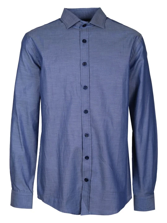 Zdjęcie produktu G.O.L.® FINEST COLLECTION Koszula - Slim fit - w kolorze niebieskim rozmiar: 170