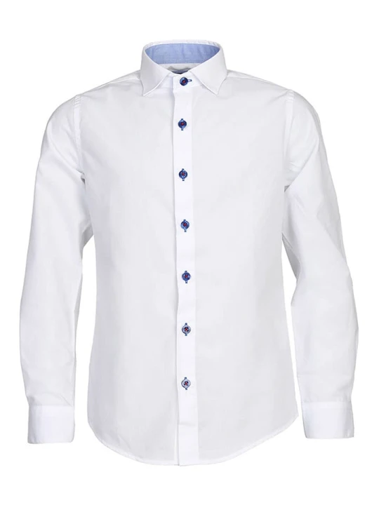Zdjęcie produktu G.O.L.® FINEST COLLECTION Koszula - Super Slim fit - w kolorze białym rozmiar: 146