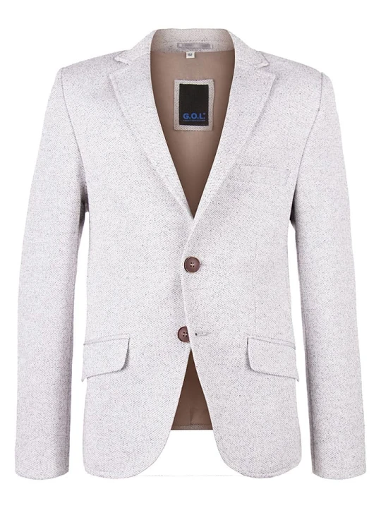 Zdjęcie produktu G.O.L.® FINEST COLLECTION Marynarka - Slim fit - w kolorze kremowym rozmiar: 188