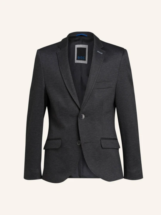Zdjęcie produktu G.O.L. Finest Collection Marynarka Z Dżerseju Super Slim Fit grau CZIEMNOSZARY