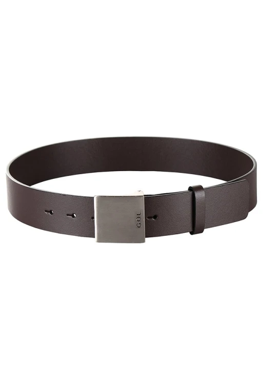 Zdjęcie produktu G.O.L.® FINEST COLLECTION Skórzany pasek w kolorze brązowym rozmiar: 70
