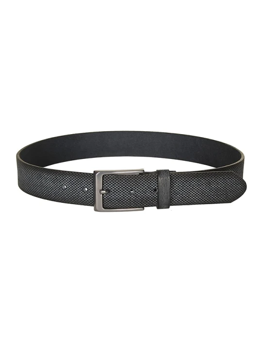 Zdjęcie produktu G.O.L.® FINEST COLLECTION Skórzany pasek w kolorze granatowym rozmiar: 75