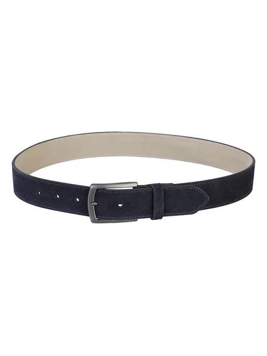 Zdjęcie produktu G.O.L.® FINEST COLLECTION Skórzany pasek w kolorze granatowym rozmiar: 75