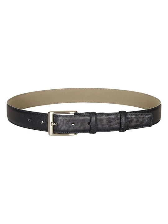 Zdjęcie produktu G.O.L.® FINEST COLLECTION Skórzany pasek w kolorze granatowym rozmiar: 75