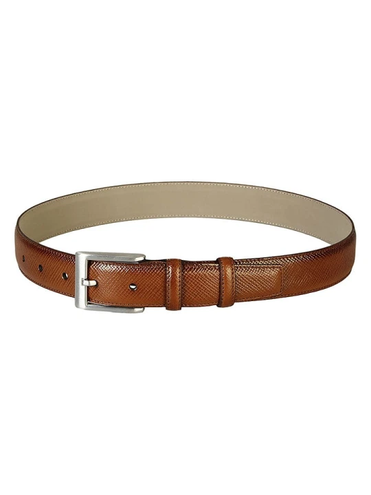 Zdjęcie produktu G.O.L.® FINEST COLLECTION Skórzany pasek w kolorze jasnobrązowym rozmiar: 60