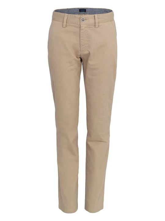 Zdjęcie produktu G.O.L.® FINEST COLLECTION Spodnie chino w kolorze jasnobrązowym rozmiar: 164