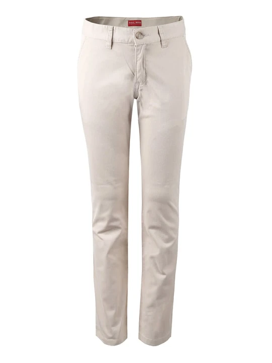 Zdjęcie produktu G.O.L.® FINEST COLLECTION Spodnie chino w kolorze kremowym rozmiar: 170