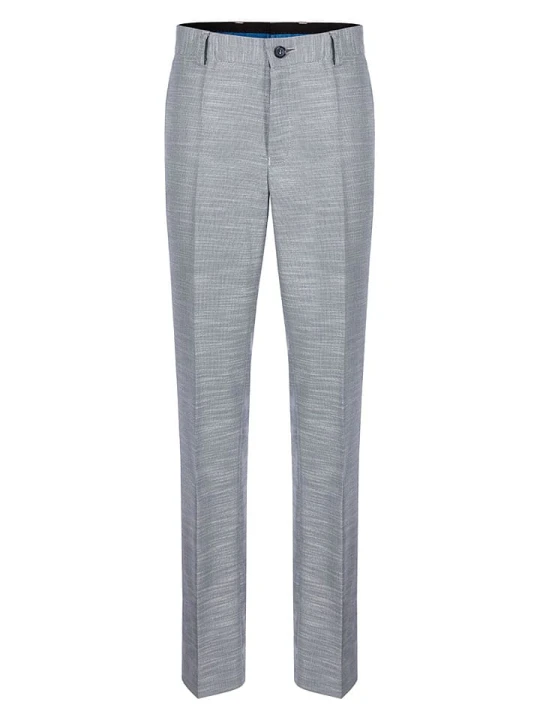 Zdjęcie produktu G.O.L.® FINEST COLLECTION Spodnie garniturowe - Slim fit - w kolorze szarym rozmiar: 164