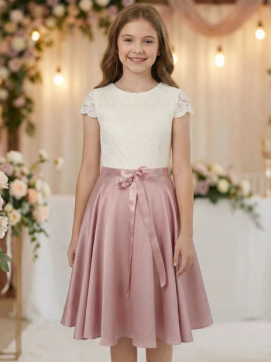 Zdjęcie produktu G.O.L.® FINEST COLLECTION Sukienka w kolorze kremowo-różowym rozmiar: 152