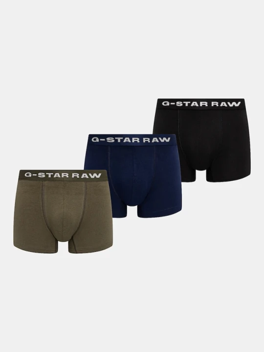 Zdjęcie produktu G-Star bokserki 3-pack Stretch jersey czarny