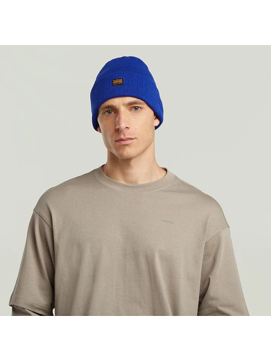 Zdjęcie produktu G-Star Czapka beanie w kolorze niebieskim rozmiar: onesize