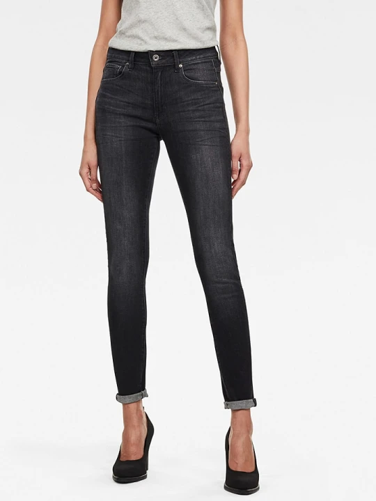 Zdjęcie produktu G-Star Dżinsy "3301" - Skinny fit - w kolorze antracytowym rozmiar: W26 / L32