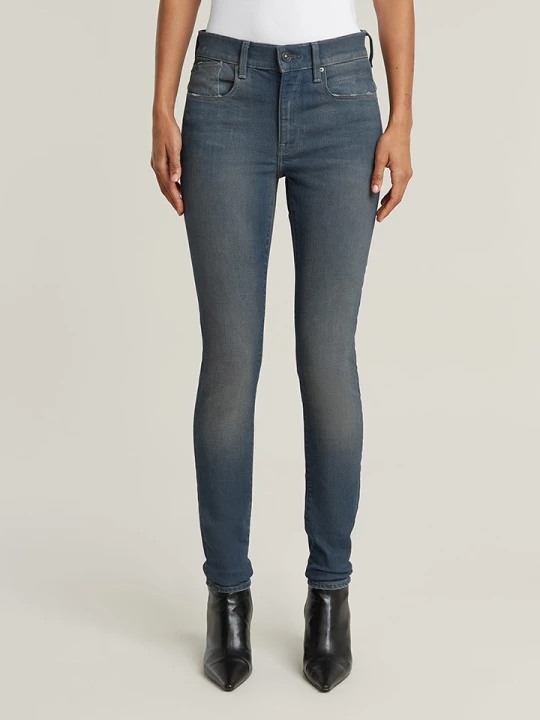 Zdjęcie produktu G-Star Dżinsy "Lhana" - Skinny fit - w kolorze niebieskim rozmiar: W30/L30