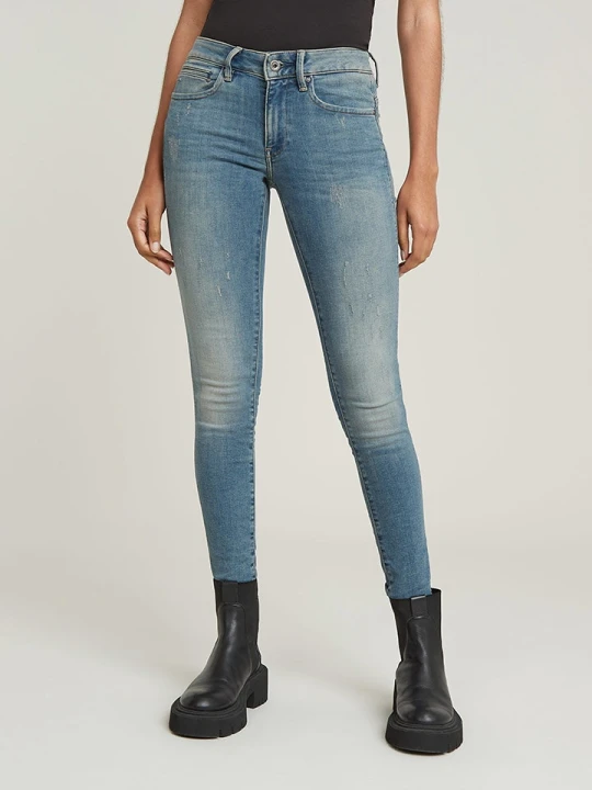 Zdjęcie produktu G-Star Dżinsy - Skinny fit - w kolorze niebieskim rozmiar: W25/L30