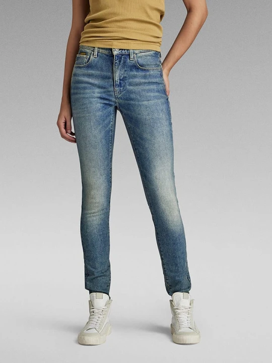 Zdjęcie produktu G-Star Dżinsy - Skinny fit - w kolorze niebieskim rozmiar: W25/L30