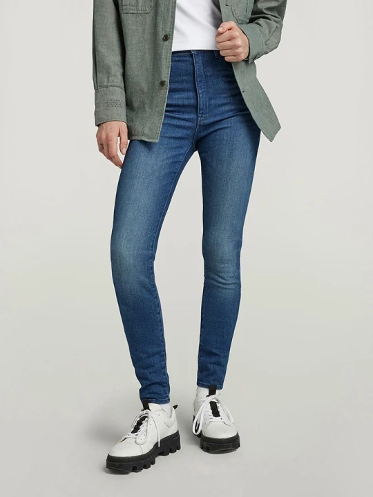 Zdjęcie produktu G-Star Dżinsy - Skinny fit - w kolorze niebieskim rozmiar: W25 / L30