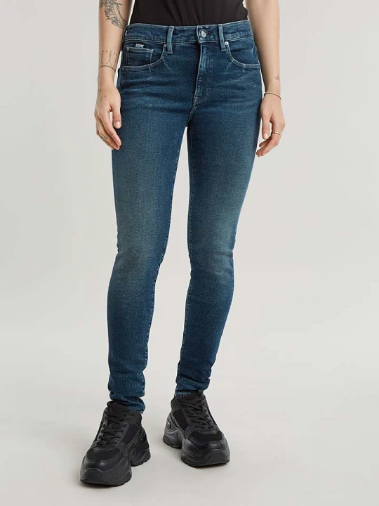 Zdjęcie produktu G-Star Dżinsy - Skinny fit - w kolorze niebieskim rozmiar: W25 / L32